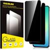 Viojrlra Privacy Pellicola Protettiva per Samsung Galaxy A27 5G Vetro Temperato,Anti-Spy Durezza 9H Ultra Resistente Anti Graffio Anti-Impronte Vetrino Protettivo,Senza Bolle,HD,2 Pezzi