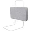 UISEBRT - Sponda di protezione per letto, 50 cm, protezione anticaduta, per bambini, 5 fori, regolabile in altezza, protezione di sicurezza, per neonati, bambini e ragazzi, grigio