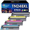 GPC Image TN248XL TN248 Toner Compatibili Brother TN248 TN248CMYK | per MFC-L3740CDW MFC-L3740CDWE MFC-L3760CDW, DCP-L3560CDW DCP-L3520CDW, HL-L3240CW HL-L3220CW