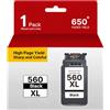 SHEENGO PG-560 XL Sostituzione per Cartucce Canon 560 XL per Canon TS7450i 1-Pack | PG-560XL 560XL Nero, Sostituzione per Cartucce Canon TS7450i, TS7450a, TS7450, TS5350, TS5350i, TS5352, TS5351, TS5350a