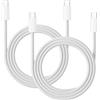 Nipow Cavo iPhone 17 16 15 Ricarica Rapida 1M 2Pezzi, 60W Nylon Cavo USB C USB C Apple Cavo USB Type-C Ricarica Rapida per iPhone 15 16 17 Pro Max/Plus/16e,iPad Pro/Air/Mini 6/Mini 7/10 11