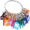 SODIAL Organizer Portatile per Chiavi, con 30 Ganci a Molla Individuali e Targhett8582