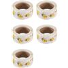 SODIAL Rotolo di Ape - 2500 Pezzi Carini A Forma di Ape per L'Asil5398