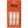 D'Addario RIA0320 Confezione da 3 ance Rico per sassofono soprano, durezza 2,0