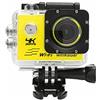 C-FUNN Impermeabile Sj8000 Ultra 4K HD 1080P WiFi 2.0 Pollici LCD Sport Azione Mini Videocamera DV - Giallo