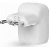 Belkin WCA006VF1MWH.B6 Caricabatterie per dispositivi mobili Smartphone Bianco AC Ricarica rapida Interno