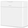 simplehuman Contenitore per compostaggio simplehuman, con coperchio removibile e vano interno, capacità 4 litri, colore bianco
