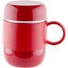 Drink Pod Tazza termica in acciaio inossidabile con manico, modello DrinkPod, capacità 0,28 litri, a doppia parete
