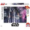 Schmidt Spiele 58429, Thomas Kinkade, Star Wars, "In fuga", puzzle da 1000 pezzi