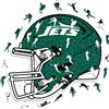 Iconic Puzzles - Puzzle in legno con il logo dei New York Jets, ufficialmente concesso in licenza dalla NFL, 100%