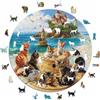 Iconic Puzzles Puzzle iconici - Gattini al mare, Animali fantastici, legno proveniente da fonti sostenibili al 100%