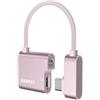 Benfei Adattatore 2-in-1 USB-C con jack audio da 3,5 mm e ricarica rapida PD da 60W, adattatore USB-C a jack audio da 3,5 mm con chip DAC per iPhone