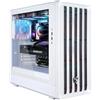 Hyrican GAMEMAX CLAW WH 8112, processore Ryzen 5 9600X, sistema di raffreddamento a liquido, 32GB di RAM DDR5, SSD da 1TB, scheda grafica RTX 5070Ti