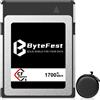 Merkloos Omgoods - Scheda di memoria CFexpress Type B da 128 GB con custodia portatile
