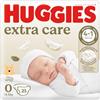 Huggies Pannolini Extra Care Bebè, Taglia 0 (<3,5 Kg), Confezione da 25 Pannolini