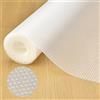 Eluckin 45x500CM Tappetino per Cassetti, Eva Plastica, Tappetini Antiscivolo Ritagliabili per Cassetti per Proteggere Cucina Armadietti Cassetti Tavoloe Frigorifero Ripiani