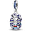TINSLO Bead Charm Ciondolo Argento Sterling 925 con Cubic Zirconia Pendenti per Pandora Braccialetti, Compatibile con Braccialetti e Collane europei