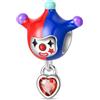 TINSLO Bead Charm Ciondolo Argento Sterling 925 con Cubic Zirconia Pendenti per Pandora Braccialetti, Compatibile con Braccialetti e Collane europei