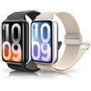 TiMOVO 2 Cinturini Compatibili con Redmi Watch 5/Xiaomi Smart Band 10 Pro | Cinturino Sportivo Elastico Solo Loop per uomo donna, Cinturino di Ricambio per Mi Band 10/9/8 Pro, Redmi Watch 6 Active/4