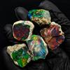 AK GEMS AND JEWELLERY 50Ct Pietra Opale Nero Etiopia Welo Naturale Grezza Fire Opal, Lotto 5-7Pcs