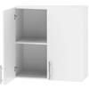 HOMCOM Pensile da Bagno con 2 Ante, 60x31x60 cm, Bianco | Aosom Italy