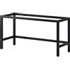 HOMCOM Telaio Gambe per Tavolo in Acciaio, Struttura Monopezzo, Stile Industriale, Portata 250 kg, 150x50x81.5 cm, Nero | Aosom Italy