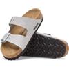 Birkenstock Sandali Arizona Shiny Glitter Silver Calzata Stretta Donna