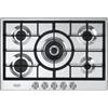DeLonghi Piano cottura gas NSL 575 X DeLonghi 75 cm 5 bruciatori doppia corona