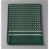 Amirante Antica Sartoria Napoletana Sciarpa uomo in pura lana e seta verde con fantasia geometrica