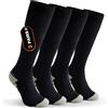 BISOUSOX Calze a Compressione Graduata 15-20 mmHg, Calze Compressive Uomo Donna per la Circolazione, Gambe Stanche e Gonfie, Calze Elastiche Alte fino al Ginocchio per Viaggio, Sport e Lavoro