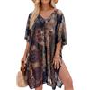 colornival Copricostume Donna Mare in Pizzo, Scollo a V | Vestito Spiaggia, Caftano Donna Mare, Prendisole, Ideale per Vacanze