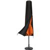 Enzeno Coperture per ombrelloni da giardino,Copertura per ombrellone con Fibbie, Copri Ombrellone da Tavolo e Patio, per ombrellone Grande con Diametro da 2 a 4 m, Impermeabile(190x30/40/50cm) nero