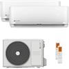 CLIVET Condizionatore Clivet Essential 2 dual split 12000+12000 BTU inverter A+ unità esterna 5,3 kW