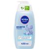 NIVEA (BEIERSDORF SpA) Nivea Baby Bagnetto Delicato 450 ml, Detergente neonato per una detersione delicata e idratante