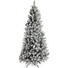 Leroy Merlin Albero di Natale artificiale innevato da parete H 210 cm x ø 126 cm