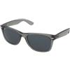Ray-Ban New Wayfarer RB2132 6450/3R | Occhiali da Sole Graduati o Non Graduati | Prova Online | Plastica | Rettangolari | Grigio, Trasparente | Adrialenti