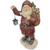 Andrea Bizzotto Decoro Babbo Natale con Sacco Regali e Lanterna H82