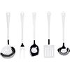 Alessi Set 5 Utensili acciaio inox 18/10 lucido