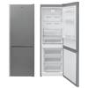 NGM - FR380XE Frigorifero con congelatore a libera installazione No Frost cm. 60 h. 186 - Acciaio inox - Volume 331 lt. (frigo /freezer: 230/101 lt.)