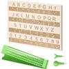 Generico Kit Scrittura Braille,4 Righe 28 Celle Forniture Per Ipovedenti - Kit Portatile Di Tavoletta Braille - Per Bambini Ragazzi Adulti Studenti Insegnanti Scuole Istruzione Domestica