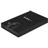 StarTech Box Esterno Biometrico Criptato SATA 2,5 USB 3.0 (S251BMU3FP) | Accesso tramite impronta digitale, Protezione con password, Crittografia AES 256-bit