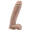 GET REAL - DILDO 25,5 CM CON PALLE DI PELLE