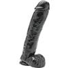 GET REAL - DILDO 28 CM CON SFERE NERO