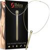 IBIZA TECHNOLOGY IBIZA - STIMOLATORE CLIT POCKET COLLANA CARICATORE USB 12 MODALIT DI VIBRAZIONE DORATO 12,2 X 1,5