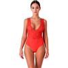 PASSION WOMAN TEDDIES PASSION - EVALIE BODY ROSSO L/XL