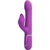 HIGH TECH PRETTY LOVE - VIBRATORE E STIMOLATORE MULTIFUNZIONE 4 IN 1 VIOLA