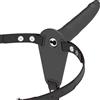 FETISH SUBMISSIVE HARNESS - VIBRATORE IN SILICONE NERO 15 CM