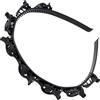 Generico Cerchietto Nero Con Clip - Cerchietti Con Clip Per Capelli Da Donna | Fascia Per Capelli Multi-clip Per Styling Dei Capelli | Fascia Per Capelli Con Clip In Alto | Fascia Per Capelli Con Clip