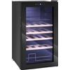 HOMCOM Cantinetta Frigo per Vino da 63L con Ripiani Regolabili per 16 Bottiglie e 25 Lattine, 43x45x74 cm, Nero | Aosom Italy