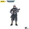 Joy Toy (Cina), action figure Warhammer 40k, scala 1/18, squadra di veterani del Death Korps of Krieg, soldato con lanciafiamme, 10 cm, JT2672